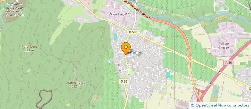 localisation de l'entreprise IMMOBILIERE DAHBI  CHATENOIS