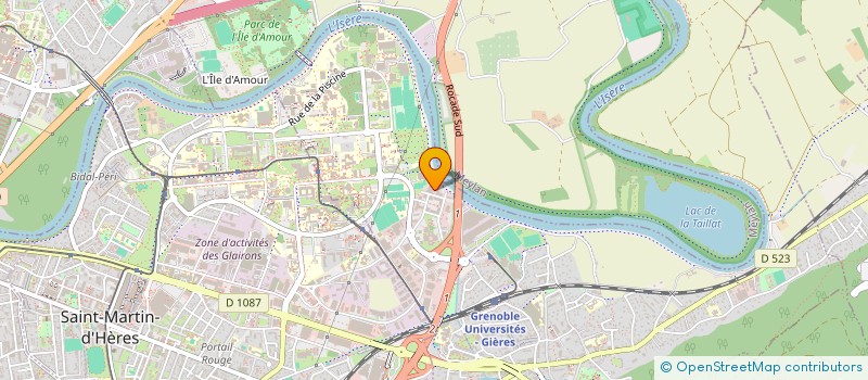 localisation de l'entreprise IMMOBILIERE DAUPHINE SAVOIE SA  GIERES