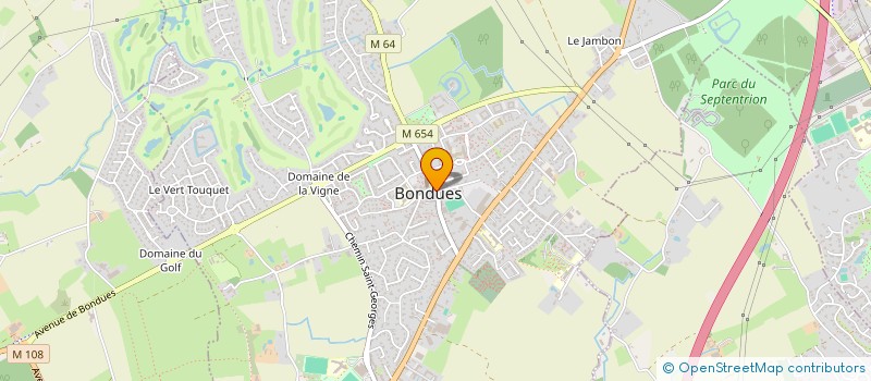 localisation de l'entreprise IMMOBILIERE DE BONDUES  BONDUES