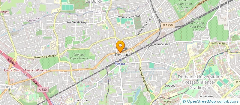localisation de l'entreprise IMMOBILIERE DE BORDEAUX ET DES PAYS-BAS  PESSAC