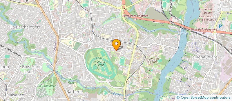 localisation de l'entreprise IMMOBILIERE DE BRETAGNE à NANTES