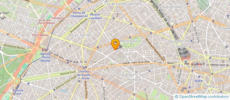 localisation de l'entreprise IMMOBILIERE DE CHANTELOUP  PARIS