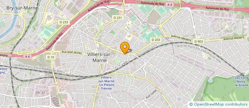 localisation de l'entreprise IMMOBILIERE DE COEUILLY à VILLIERS-SUR-MARNE