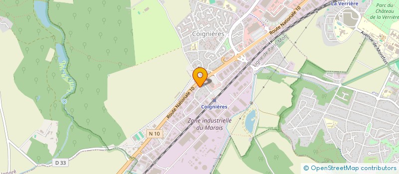 localisation de l'entreprise IMMOBILIERE DE COIGNIERES à COIGNIERES