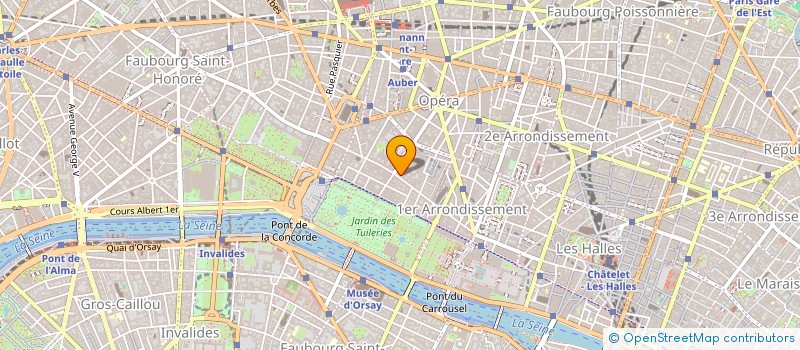 localisation de l'entreprise IMMOBILIERE DE CONSEIL ET DE GESTION à PARIS