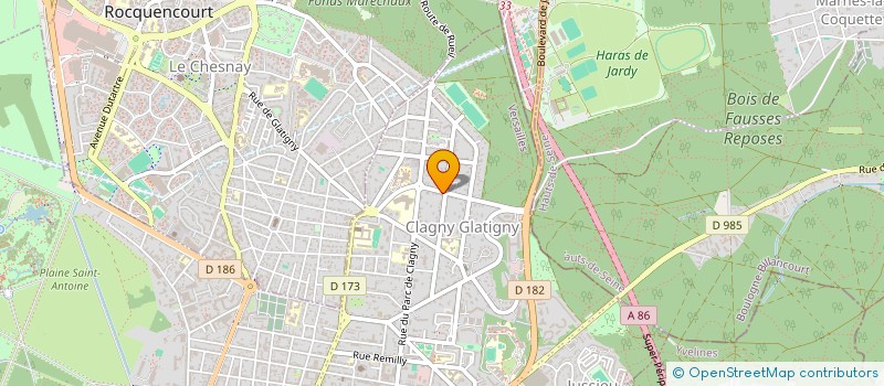 localisation de l'entreprise IMMOBILIERE DE CROUZAS à VERSAILLES