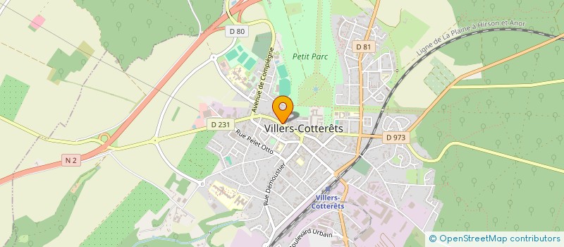 localisation de l'entreprise IMMOBILIERE DE FRANCE à VILLERS-COTTERETS