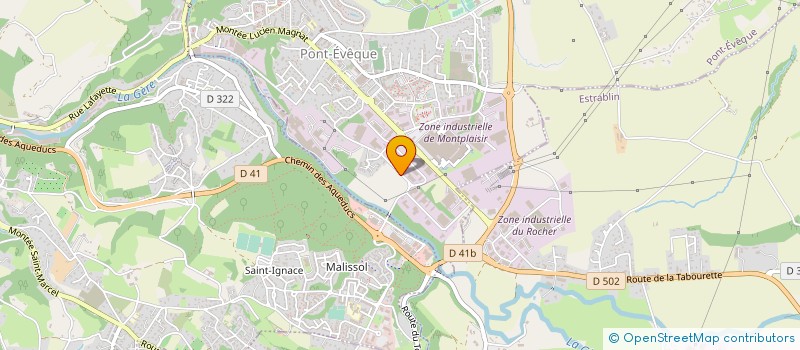 localisation de l'entreprise IMMOBILIERE DE L ABBAYE  PONT-EVEQUE