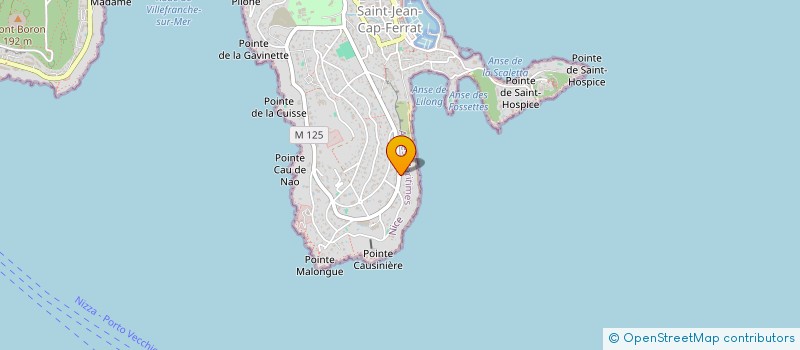 localisation de l'entreprise IMMOBILIERE DE L'AFTIA à SAINT-JEAN-CAP-FERRAT