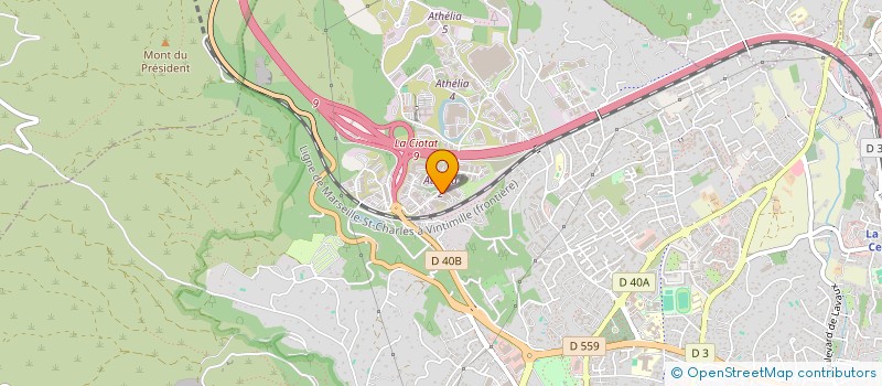 localisation de l'entreprise IMMOBILIERE DE L AIGLE  LA CIOTAT