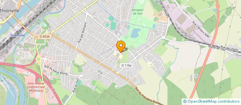 localisation de l'entreprise IMMOBILIERE DE L'OLYMPE  YUTZ