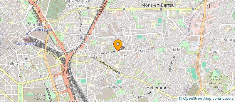 localisation de l'entreprise IMMOBILIERE DE LA CASERNE à LILLE