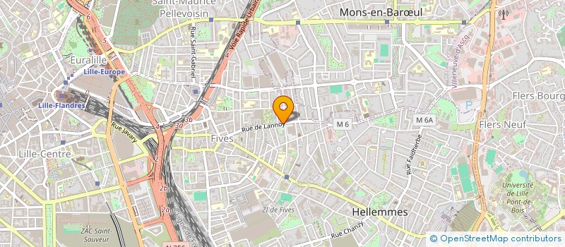 localisation de l'entreprise IMMOBILIERE DE LA CHAUSSEE DES DARSES à LILLE