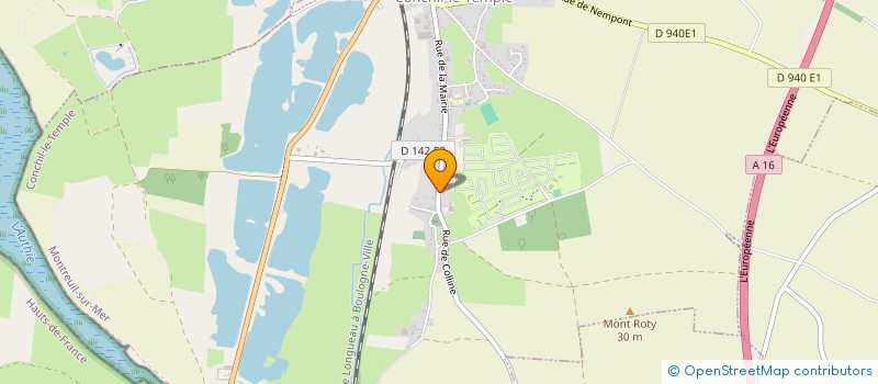 localisation de l'entreprise IMMOBILIERE DE LA COLLINE  CONCHIL-LE-TEMPLE