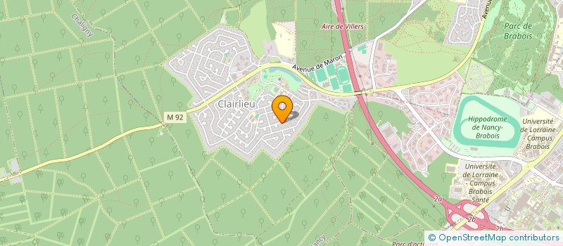 localisation de l'entreprise IMMOBILIERE DE LA CREDENCE  VILLERS-LES-NANCY