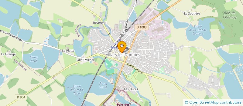 localisation de l'entreprise IMMOBILIERE DE LA DOMBES à VILLARS-LES-DOMBES