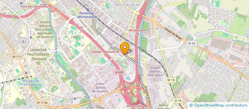 localisation de l'entreprise IMMOBILIERE DE LA HALLE  TOULOUSE