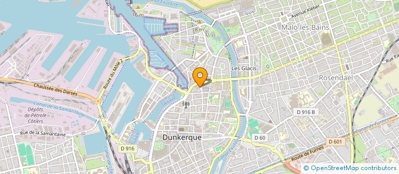 localisation de l'entreprise IMMOBILIERE DE LA HAYE à DUNKERQUE