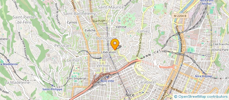 localisation de l'entreprise IMMOBILIERE DE LA LIBERATION à NICE