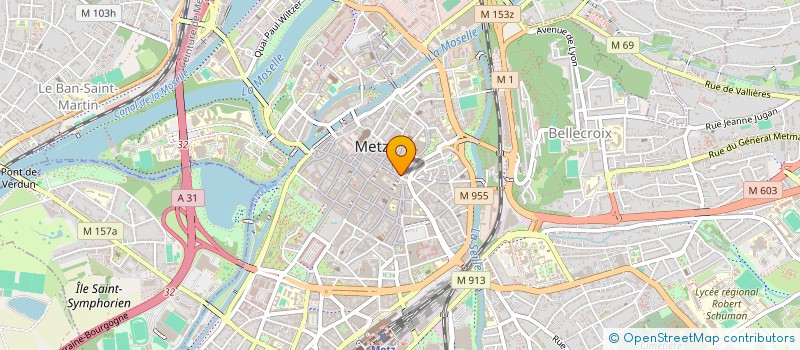 localisation de l'entreprise IMMOBILIERE DE LA PIERRE HARDIE  METZ