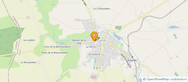 localisation de l'entreprise IMMOBILIERE DE LA RUE DES MOULINS à ECUEILLE