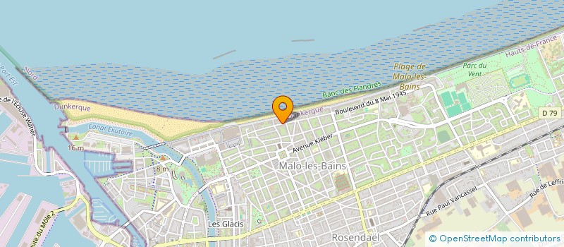 localisation de l'entreprise IMMOBILIERE DE LA RUE NOBEL à DUNKERQUE