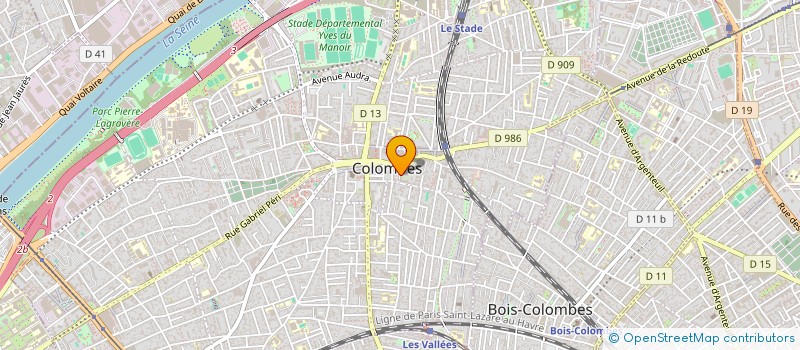 localisation de l'entreprise IMMOBILIERE DE LA SEINE à COLOMBES