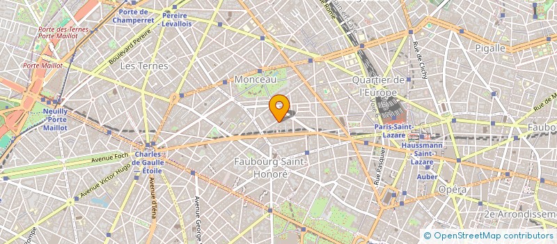 localisation de l'entreprise IMMOBILIERE DE LANCEREAUX  PARIS