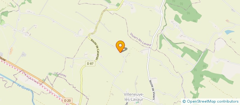 localisation de l'entreprise IMMOBILIERE DE LOUDENVIELLE  VILLENEUVE-LES-LAVAUR