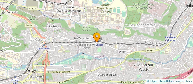 localisation de l'entreprise IMMOBILIERE DE LOZERE à PALAISEAU