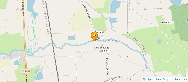 localisation de l'entreprise IMMOBILIERE DE MAGNEUX  SAINT-LAURENT-LA-CONCHE