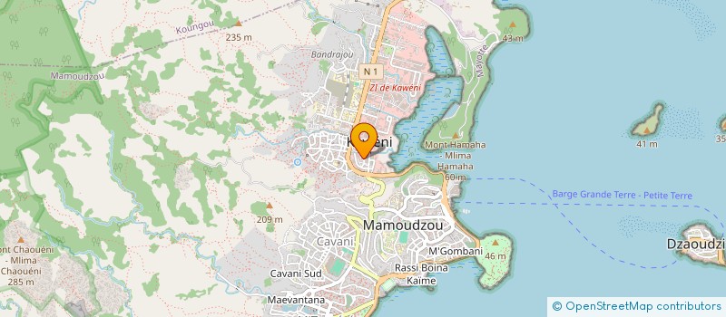 localisation de l'entreprise IMMOBILIERE DE MAYOTTE à MAMOUDZOU