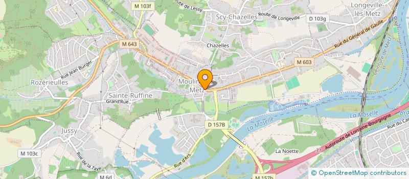 localisation de l'entreprise IMMOBILIERE DE METZ  CHATEL-SAINT-GERMAIN