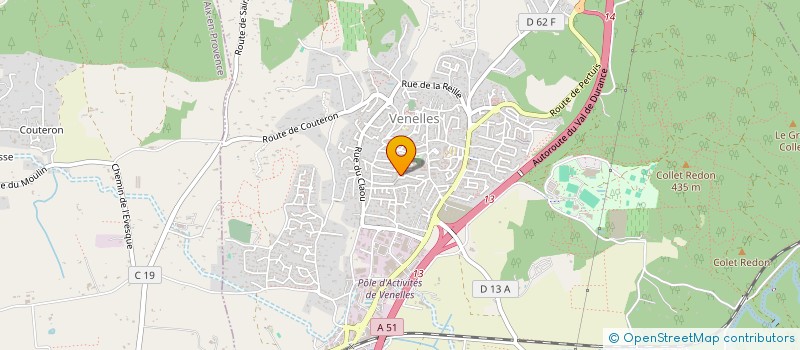 localisation de l'entreprise IMMOBILIERE DE MEYRARGUES  VENELLES