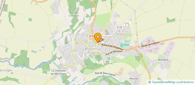 localisation de l'entreprise IMMOBILIERE DE MONTMIRAIL  MONTMIRAIL