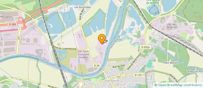 localisation de l'entreprise IMMOBILIERE DE PICARDIE SA  LONGUEIL-SAINTE-MARIE