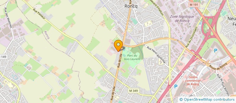 localisation de l'entreprise IMMOBILIERE DE RONCQ à RONCQ