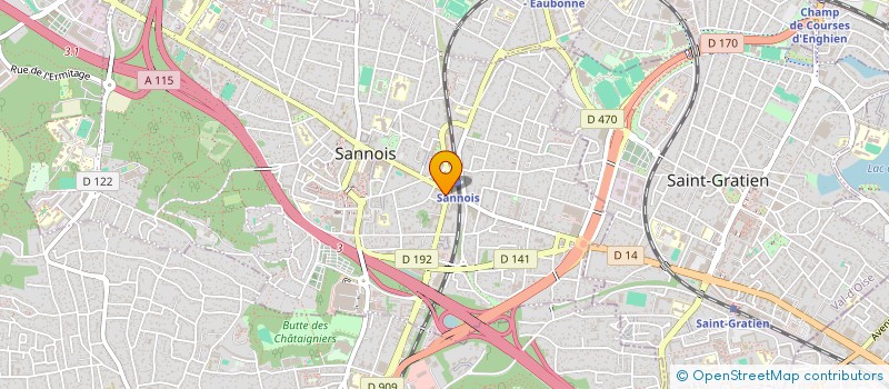 localisation de l'entreprise IMMOBILIERE DE SANNOIS  SANNOIS