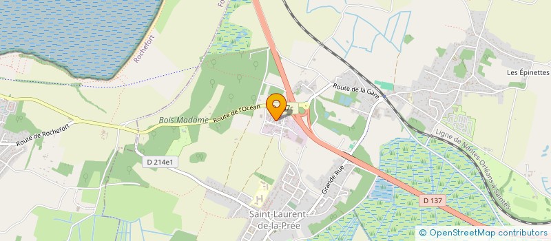 localisation de l'entreprise IMMOBILIERE DE SOUBISE  SAINT-LAURENT-DE-LA-PREE