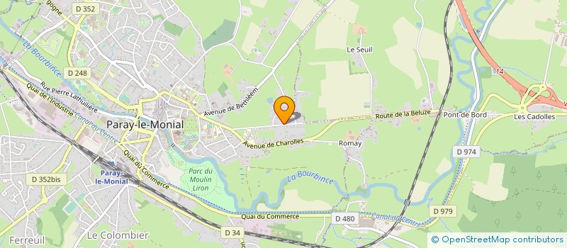 localisation de l'entreprise IMMOBILIERE DE SURVAUX à PARAY LE MONIAL