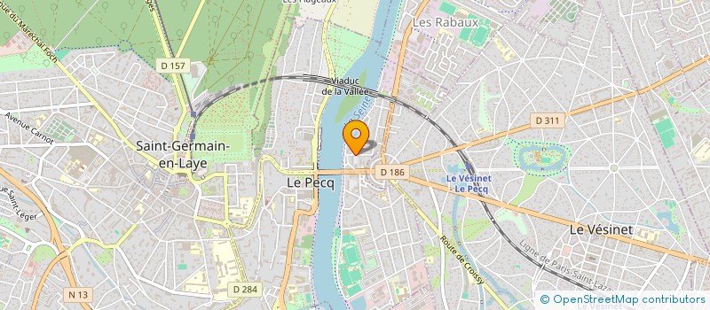 localisation de l'entreprise IMMOBILIERE DECHIRON  LE PECQ