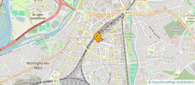 localisation de l'entreprise IMMOBILIERE DEISAREINE  METZ