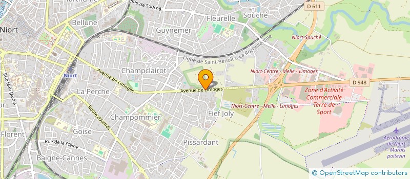 localisation de l'entreprise IMMOBILIERE DEKEIN à NIORT