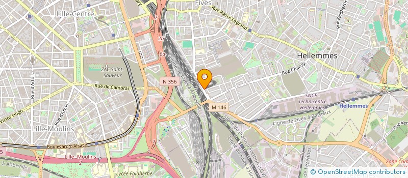 localisation de l'entreprise IMMOBILIERE DELAFORGE à LILLE