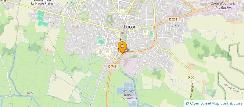 localisation de l'entreprise IMMOBILIERE DELAHAYE  LUCON