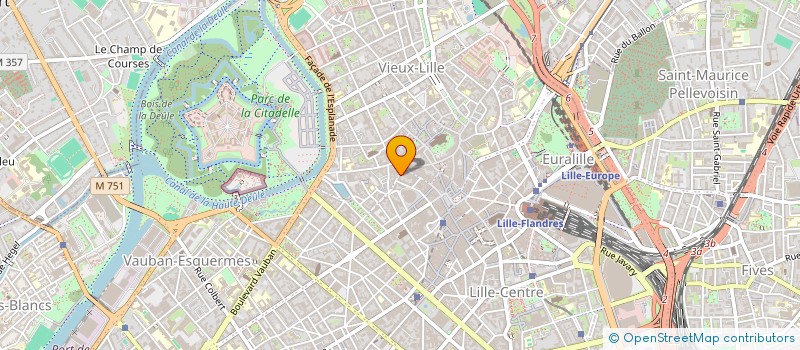 localisation de l'entreprise IMMOBILIERE DELETTRE à LILLE