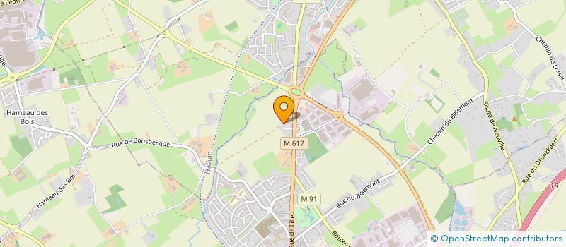 localisation de l'entreprise IMMOBILIERE DELHOUTE à RONCQ