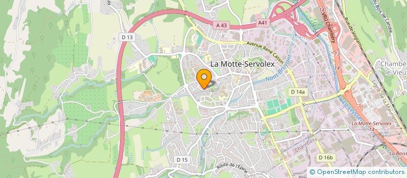 localisation de l'entreprise IMMOBILIERE DENIS COTTAZ  LA MOTTE-SERVOLEX