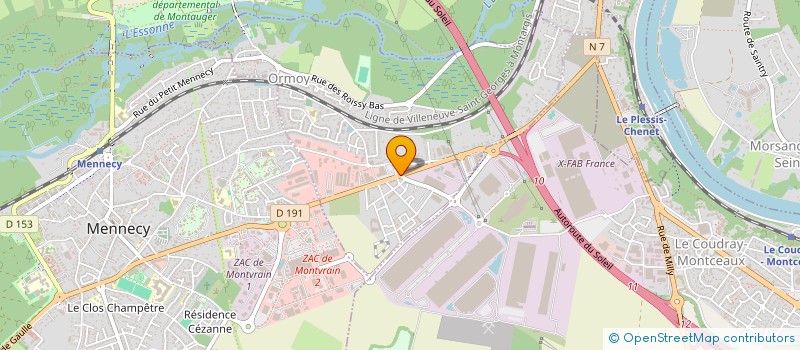 localisation de l'entreprise IMMOBILIERE DES 3 A  ORMOY