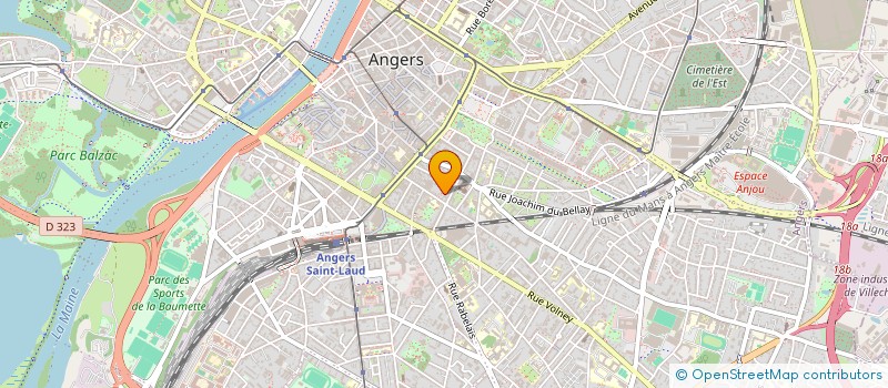 localisation de l'entreprise IMMOBILIERE DES ARENES à ANGERS